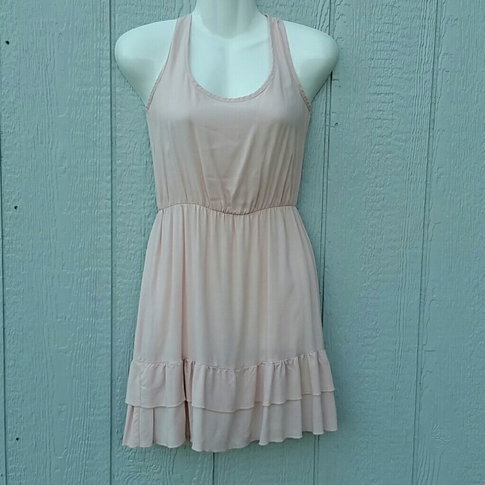 Pink Ruffle Dress